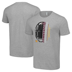 Washington Commanders Starter Half Helmet Logo T-Shirt - Heather Gray - NFL