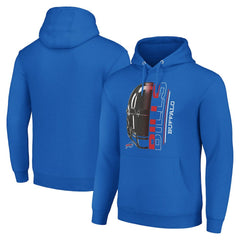 Buffalo Bills Starter Unisex Half Helmet Logo Pullover Hoodie - Royal - NFL
