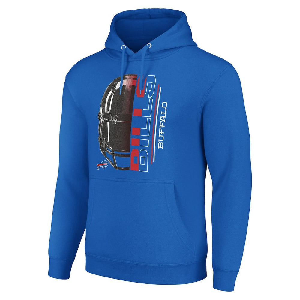 Buffalo Bills Starter Unisex Half Helmet Logo Pullover Hoodie - Royal - NFL