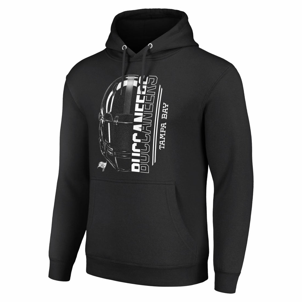 Tampa Bay Buccaneers Starter Unisex Half Helmet Logo Pullover Hoodie - Black - NFL