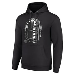 Washington Commanders Starter Unisex Half Helmet Logo Pullover Hoodie - Black - NFL