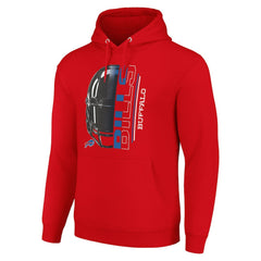 Buffalo Bills Starter Unisex Half Helmet Logo Pullover Hoodie - Red - NFL