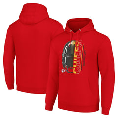 Kansas City Chiefs Starter Unisex Half Helmet Logo Pullover Hoodie - Red - NFL