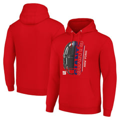 New York Giants Starter Unisex Half Helmet Logo Pullover Hoodie - Red - NFL