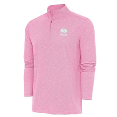 Green Bay Packers Antigua Hunk Quarter-Zip Pullover Top - Pink - NFL