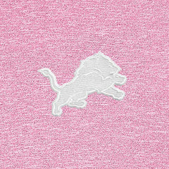 Detroit Lions Antigua Hunk Quarter-Zip Pullover Top - Pink - NFL
