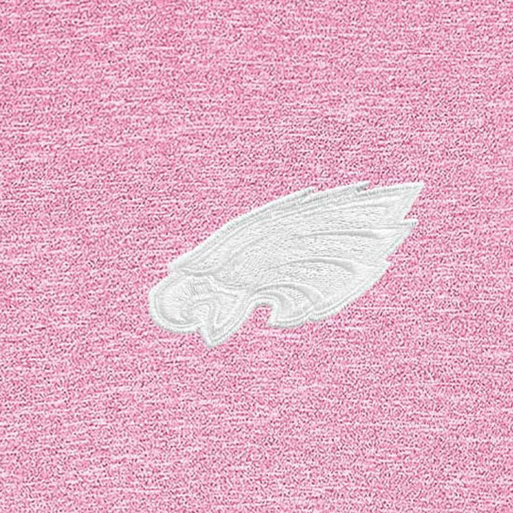 Philadelphia Eagles Antigua Hunk Quarter-Zip Pullover Top - Pink - NFL