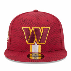 Washington Commanders New Era 2024 Sideline 59FIFTY Fitted Hat - Burgundy - NFL