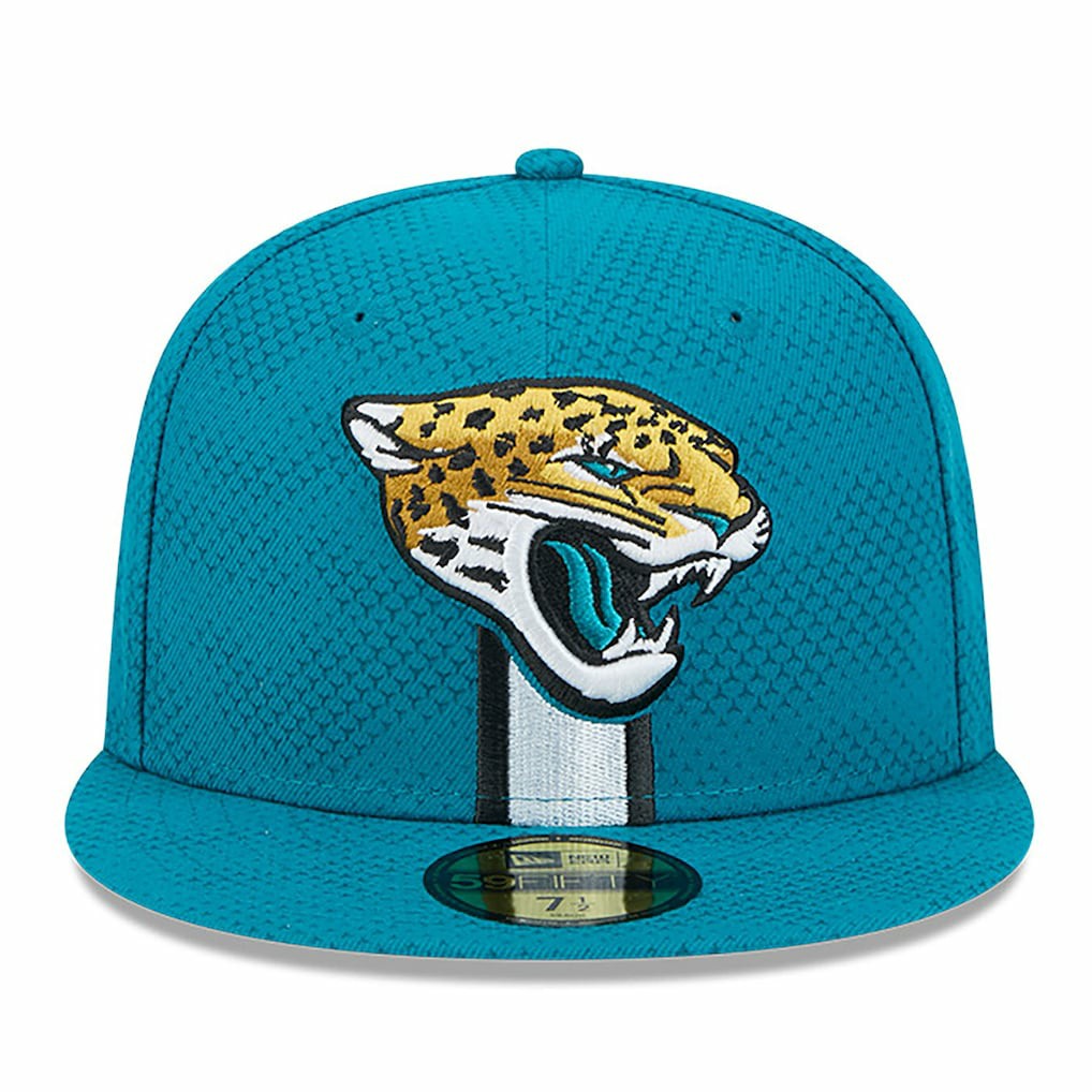 Jacksonville Jaguars New Era 2024 Sideline 59FIFTY Fitted Hat - Teal - NFL