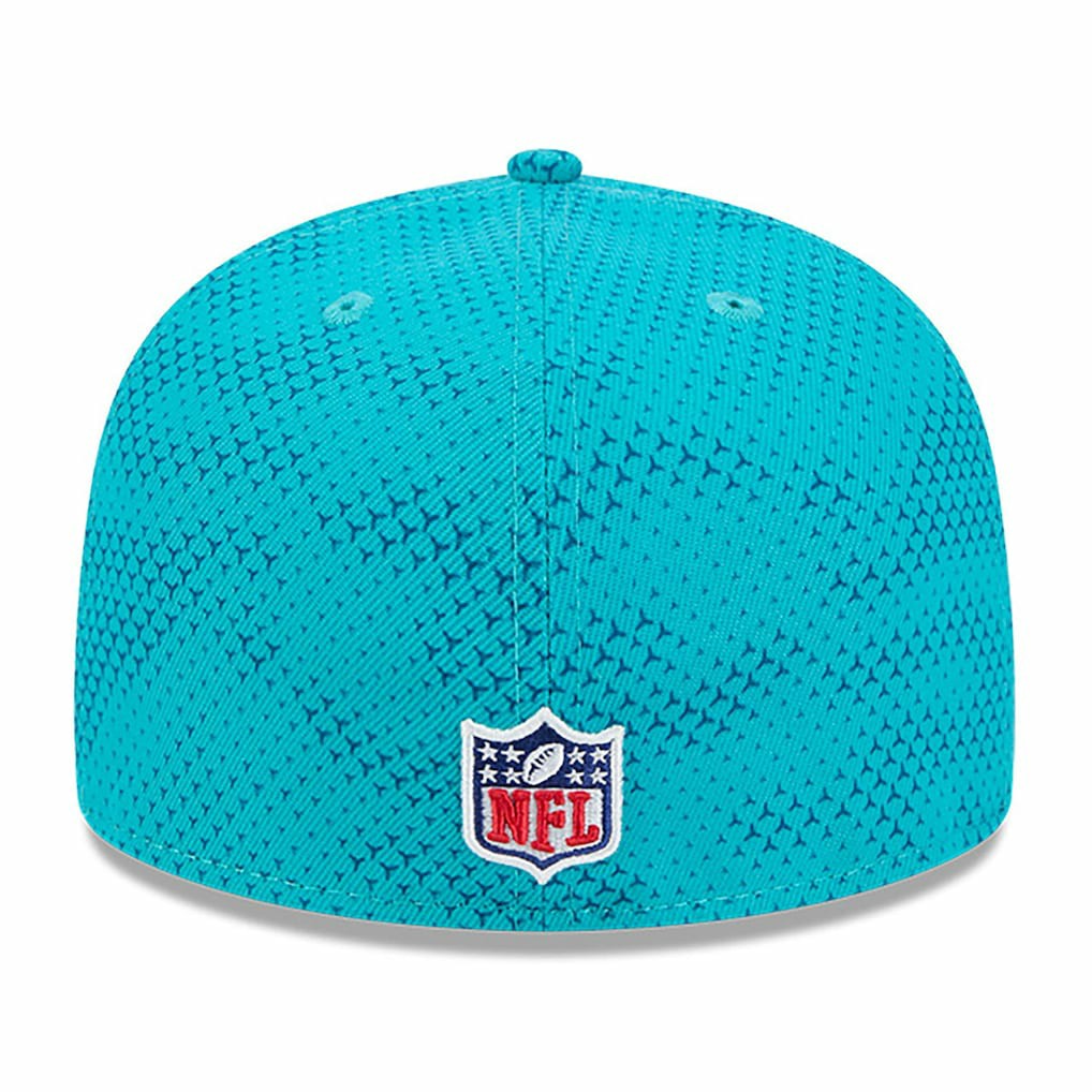 Miami Dolphins New Era 2024 Sideline 59FIFTY Fitted Hat - Aqua - NFL