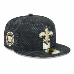 New Orleans Saints New Era 2024 Sideline 59FIFTY Fitted Hat - Black - NFL
