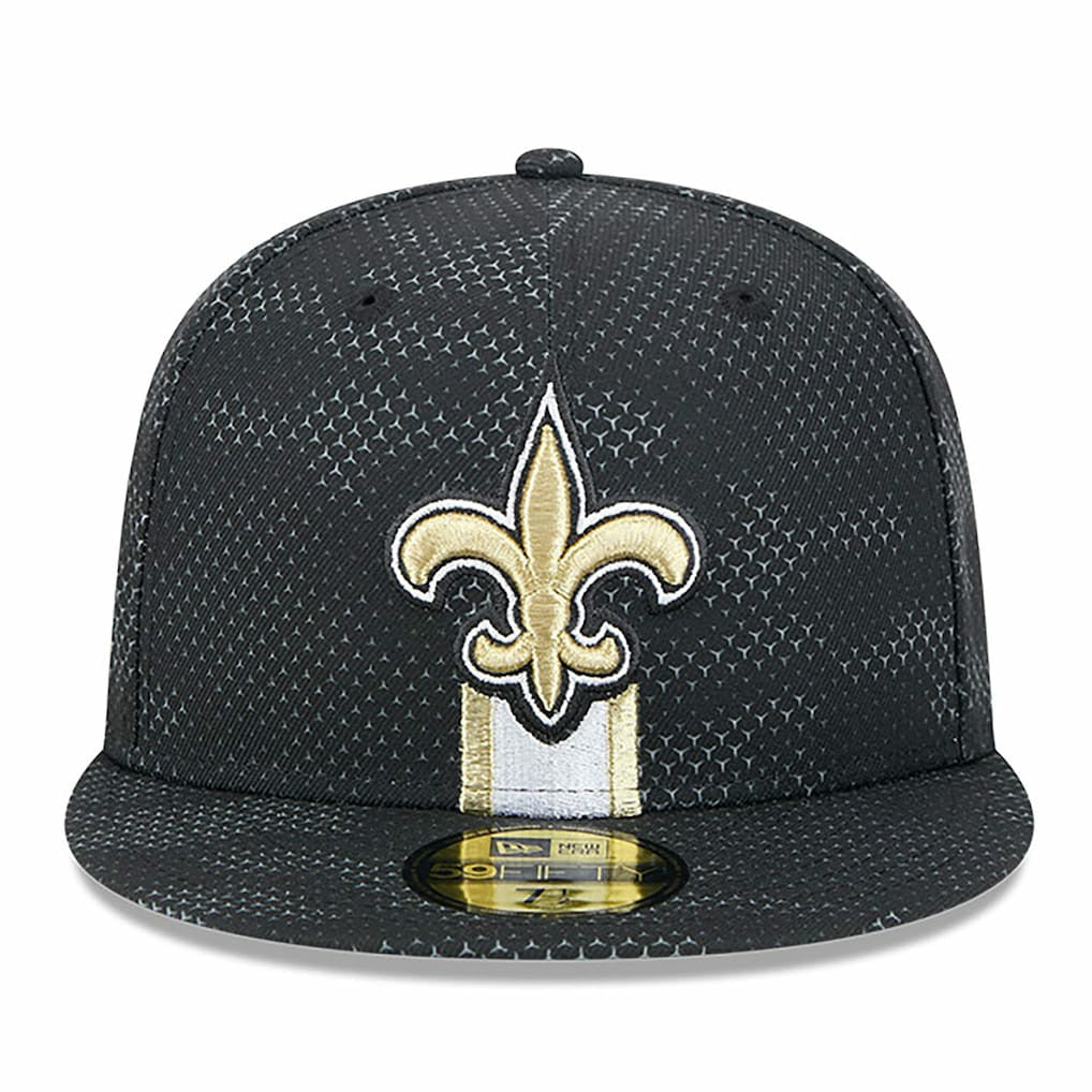 New Orleans Saints New Era 2024 Sideline 59FIFTY Fitted Hat - Black - NFL