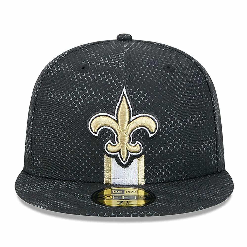 New Orleans Saints New Era 2024 Sideline 59FIFTY Fitted Hat - Black - NFL