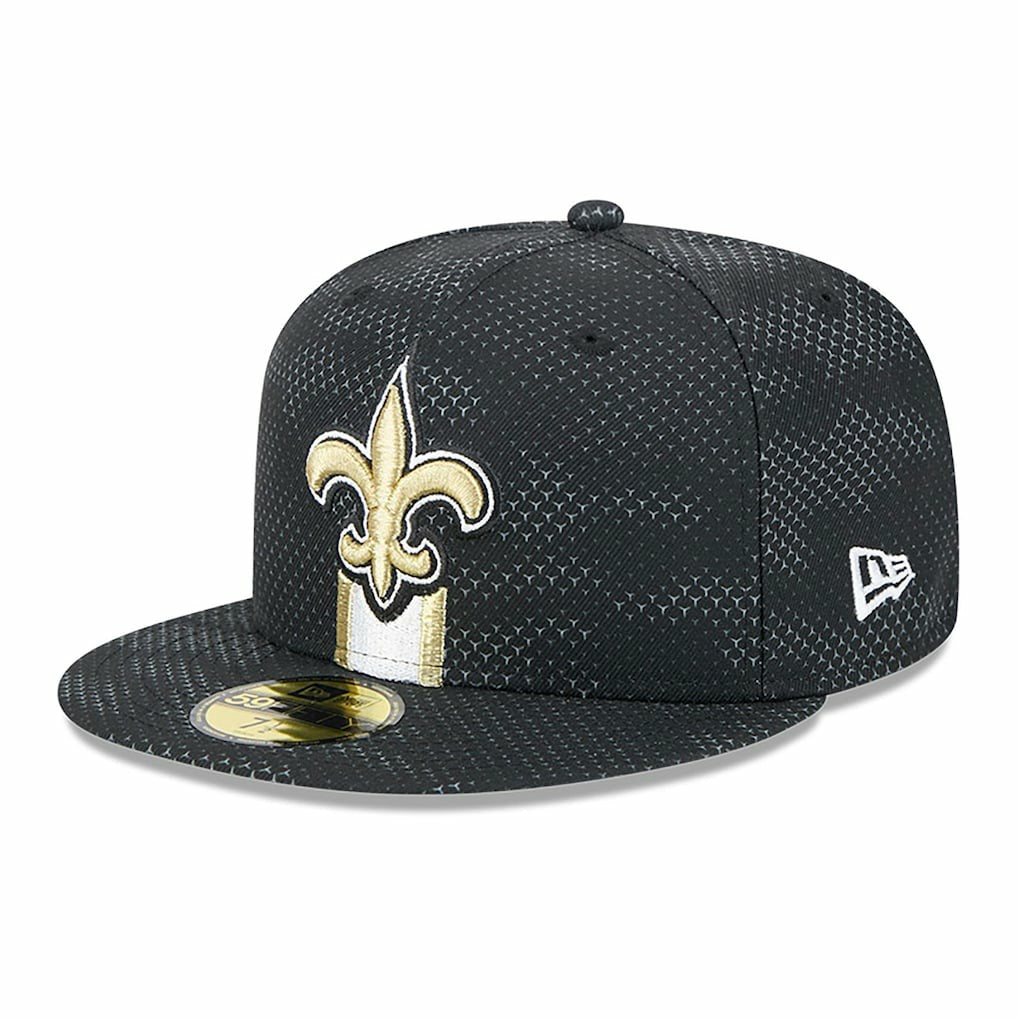 New Orleans Saints New Era 2024 Sideline 59FIFTY Fitted Hat - Black - NFL