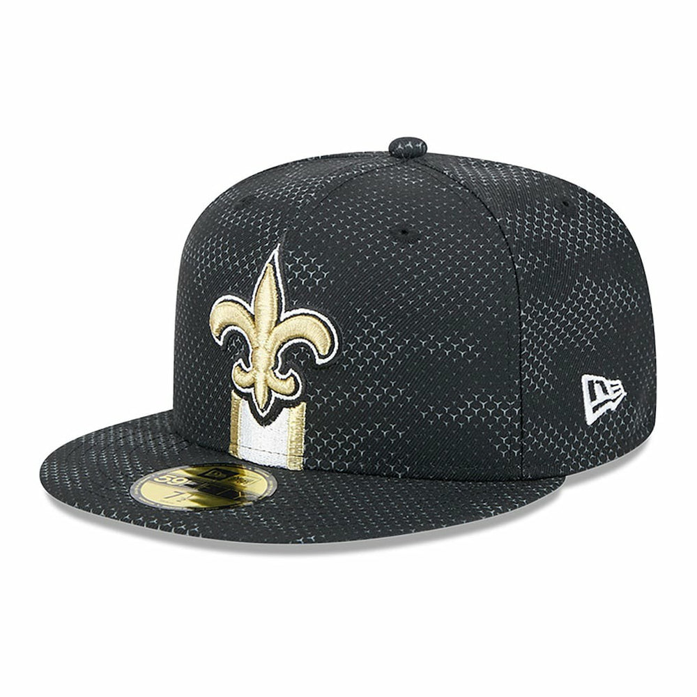 New Orleans Saints New Era 2024 Sideline 59FIFTY Fitted Hat - Black - NFL