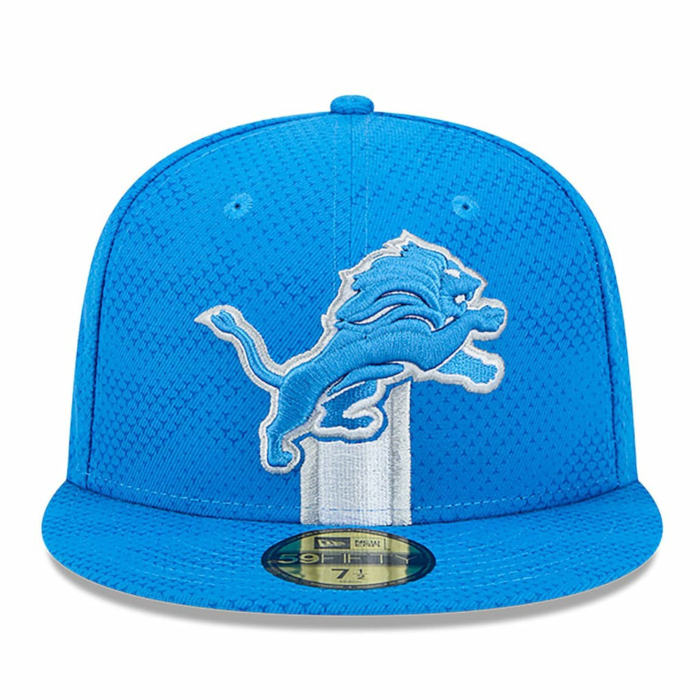 Detroit Lions New Era 2024 Sideline 59FIFTY Fitted Hat - Blue - NFL