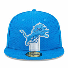 Detroit Lions New Era 2024 Sideline 59FIFTY Fitted Hat - Blue - NFL