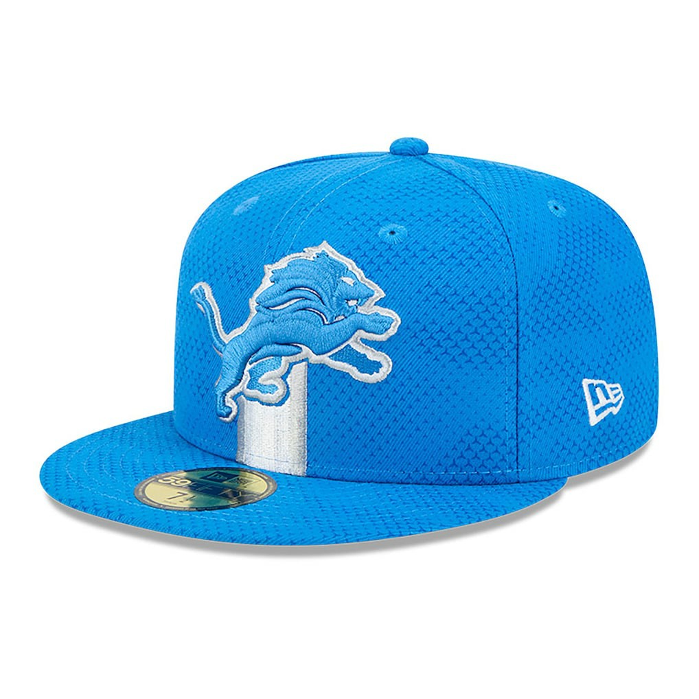 Detroit Lions New Era 2024 Sideline 59FIFTY Fitted Hat - Blue - NFL