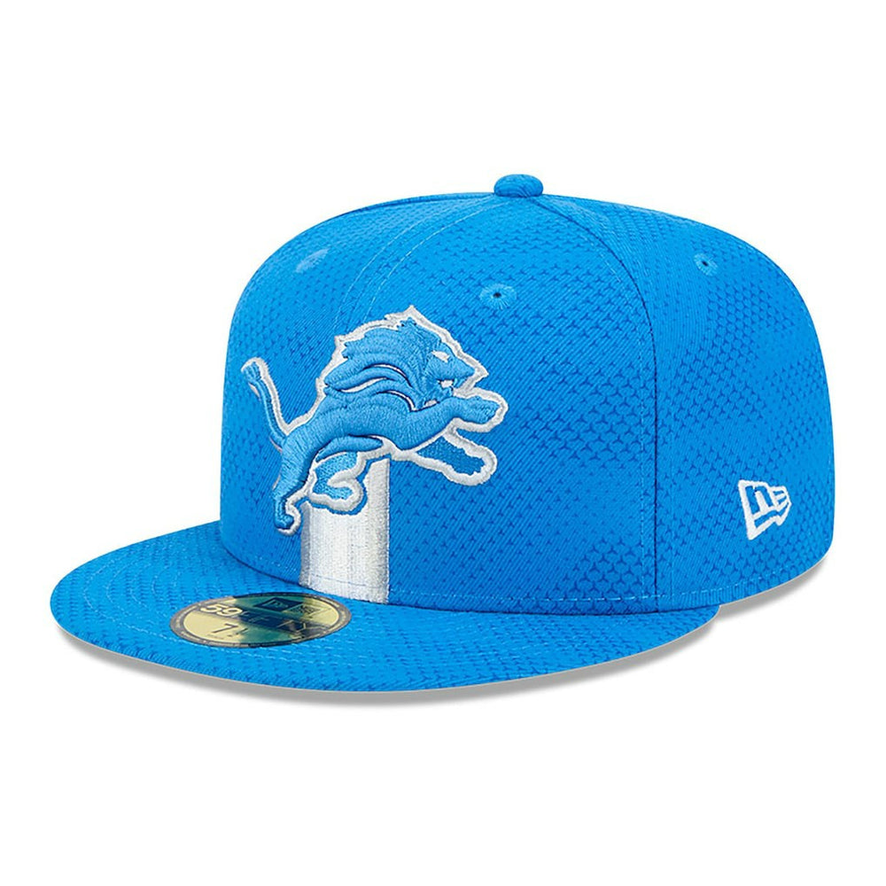 Detroit Lions New Era 2024 Sideline 59FIFTY Fitted Hat - Blue - NFL