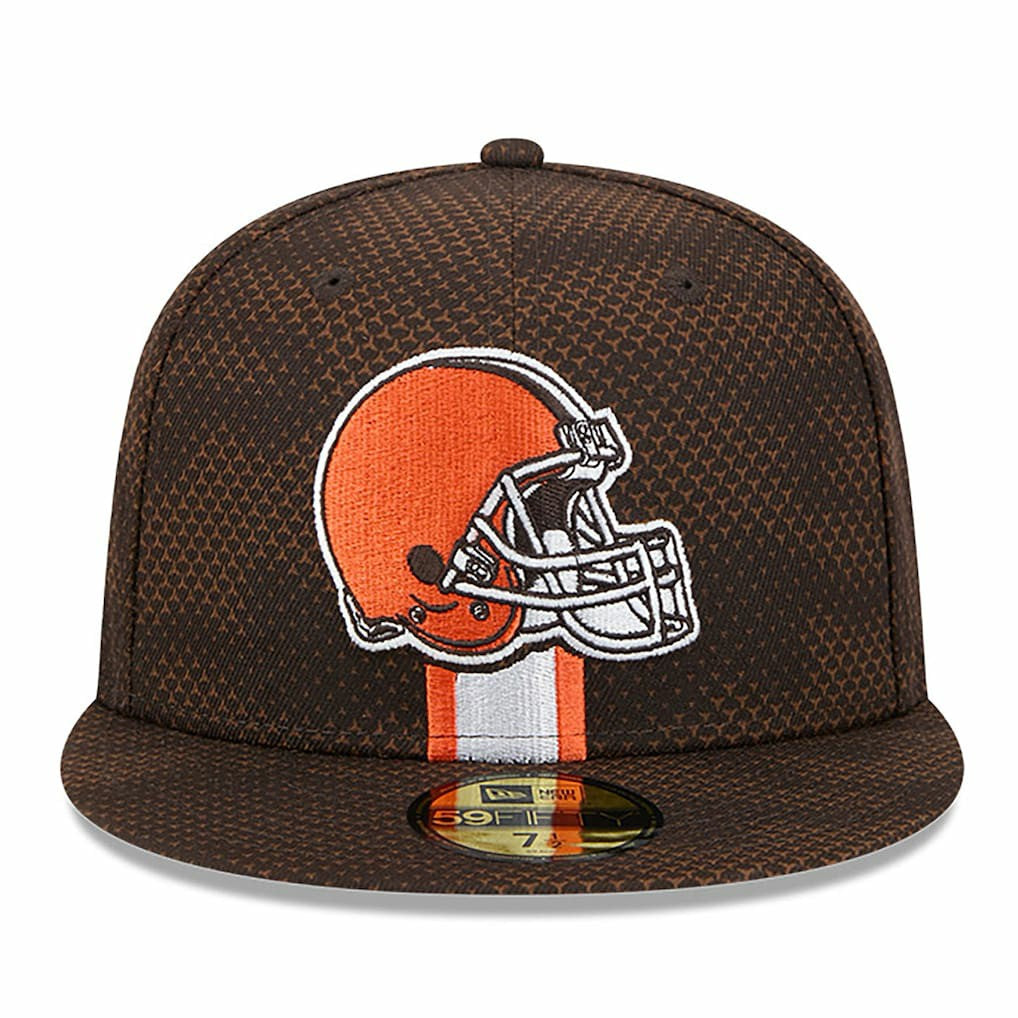 Cleveland Browns New Era 2024 Sideline 59FIFTY Fitted Hat - Brown - NFL