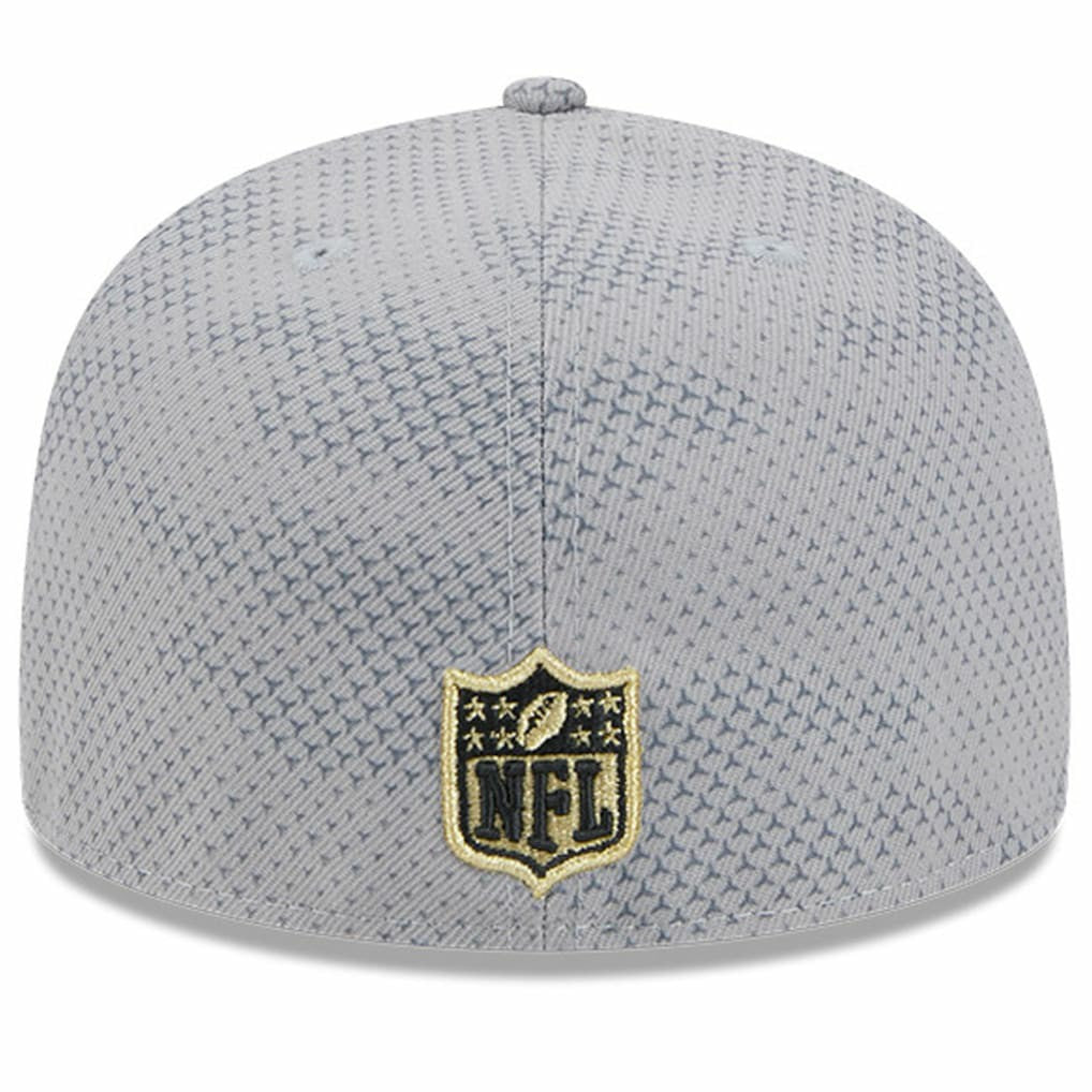 New Orleans Saints New Era 2024 Sideline 59FIFTY Fitted Hat - Gray - NFL