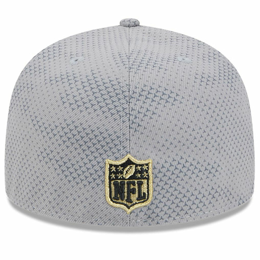 New Orleans Saints New Era 2024 Sideline 59FIFTY Fitted Hat - Gray - NFL