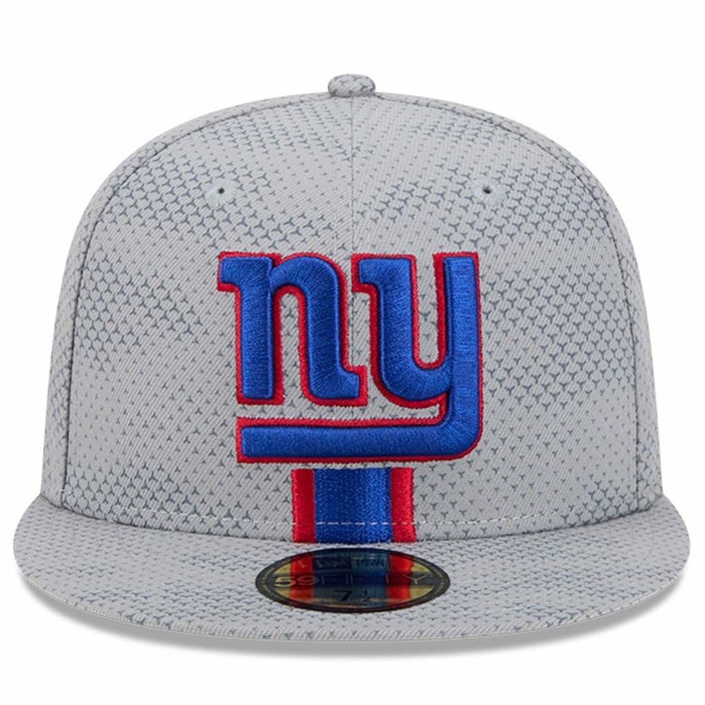 New York Giants New Era 2024 Sideline 59FIFTY Fitted Hat - Gray - NFL