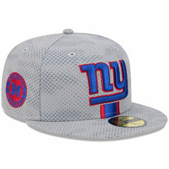 New York Giants New Era 2024 Sideline 59FIFTY Fitted Hat - Gray - NFL