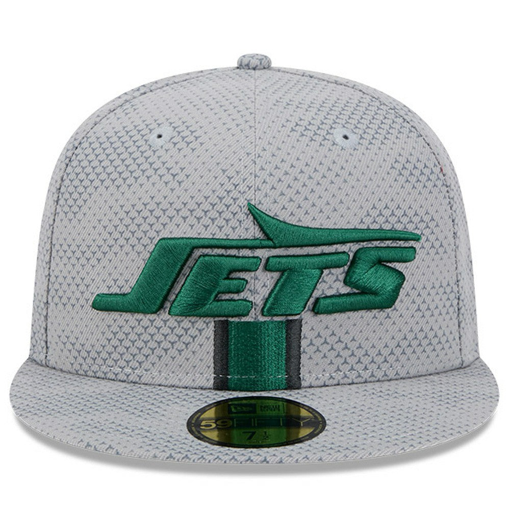 New York Jets New Era 2024 Sideline 59FIFTY Fitted Hat - Gray - NFL