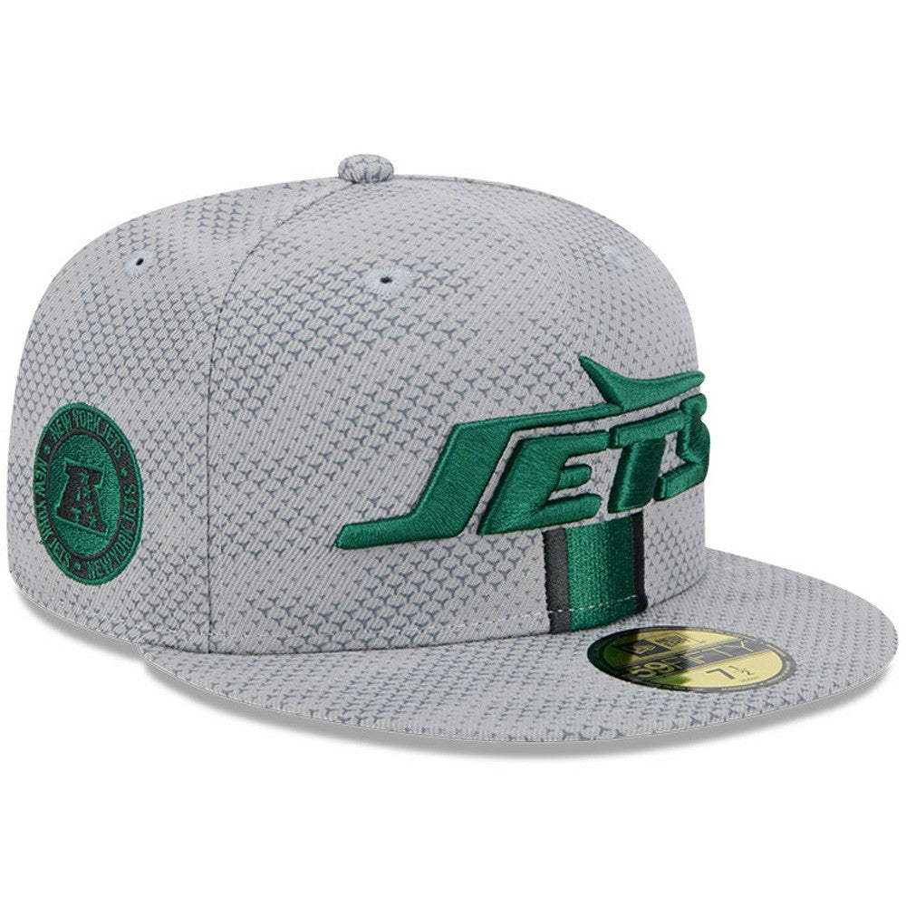 New York Jets New Era 2024 Sideline 59FIFTY Fitted Hat - Gray - NFL