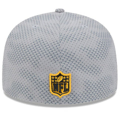 Pittsburgh Steelers New Era 2024 Sideline 59FIFTY Fitted Hat - Gray - NFL