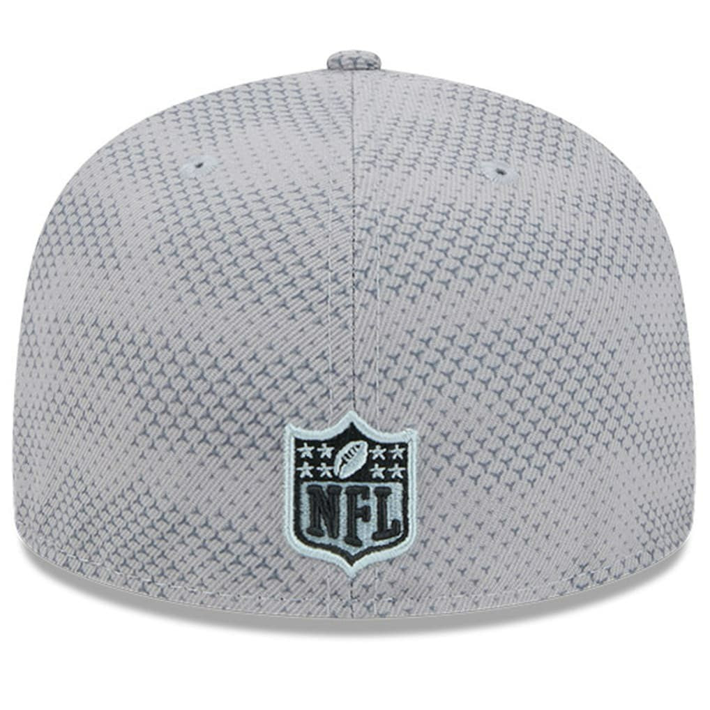 Las Vegas Raiders New Era 2024 Sideline 59FIFTY Fitted Hat - Gray - NFL