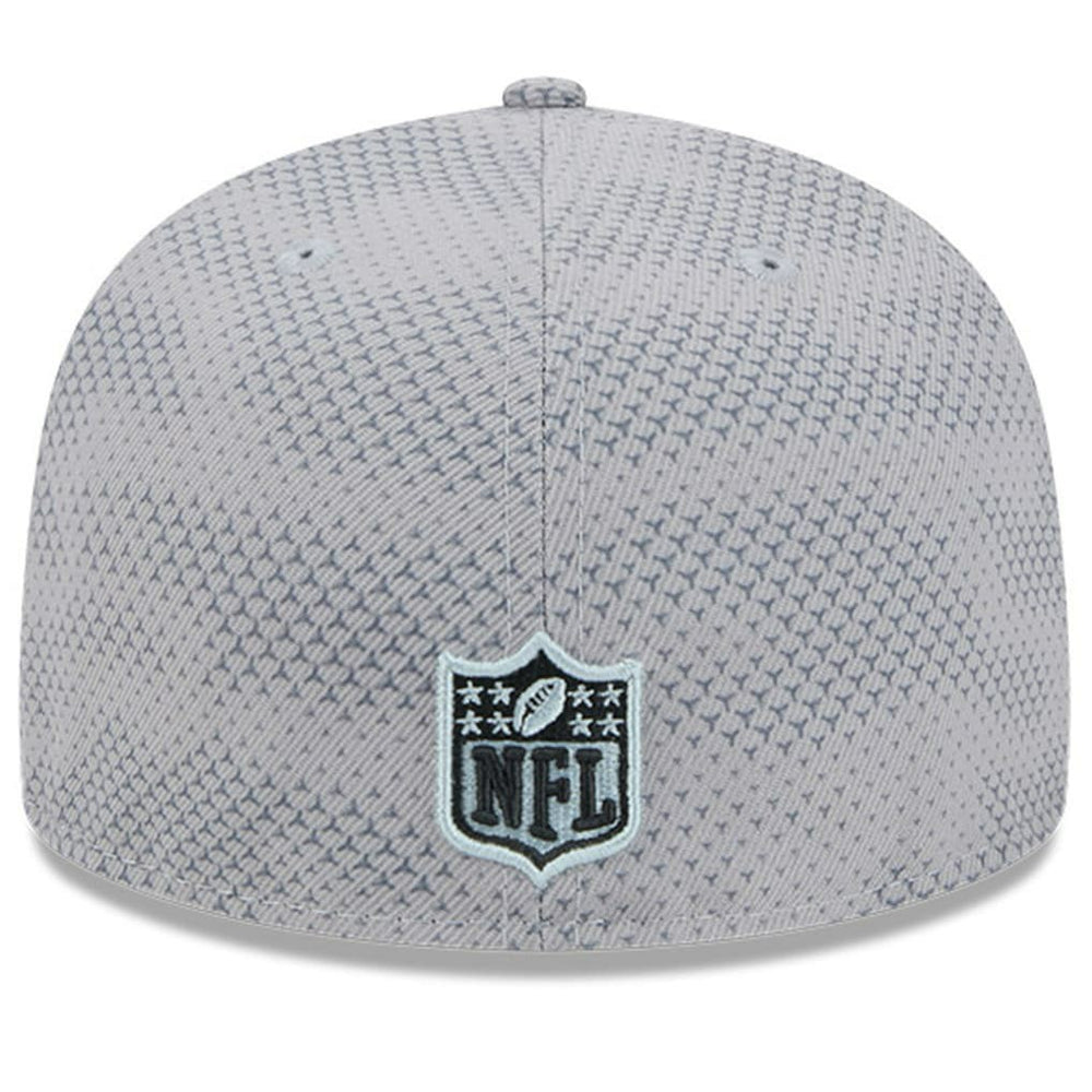 Las Vegas Raiders New Era 2024 Sideline 59FIFTY Fitted Hat - Gray - NFL