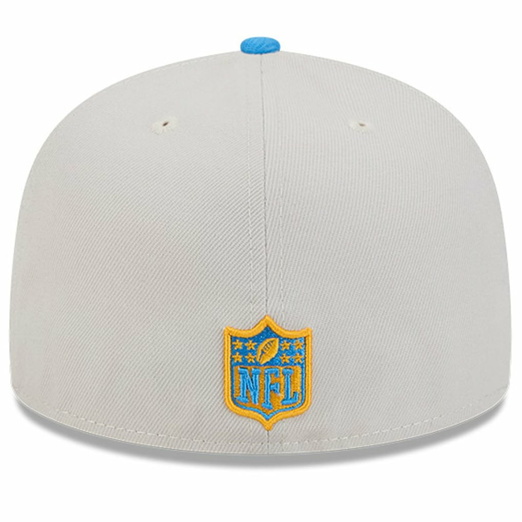 Los Angeles Chargers New Era 2024 Sideline Historic 59FIFTY Fitted Hat - Stone/Powder Blue - NFL