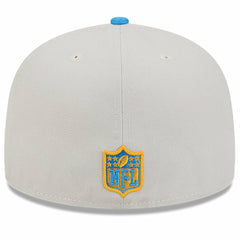 Los Angeles Chargers New Era 2024 Sideline Historic 59FIFTY Fitted Hat - Stone/Powder Blue - NFL