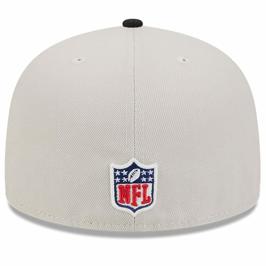New Orleans Saints New Era 2024 Sideline Historic 59FIFTY Fitted Hat - Stone/Black - NFL