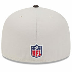 Cleveland Browns New Era 2024 Sideline Historic 59FIFTY Fitted Hat - Stone/Brown - NFL
