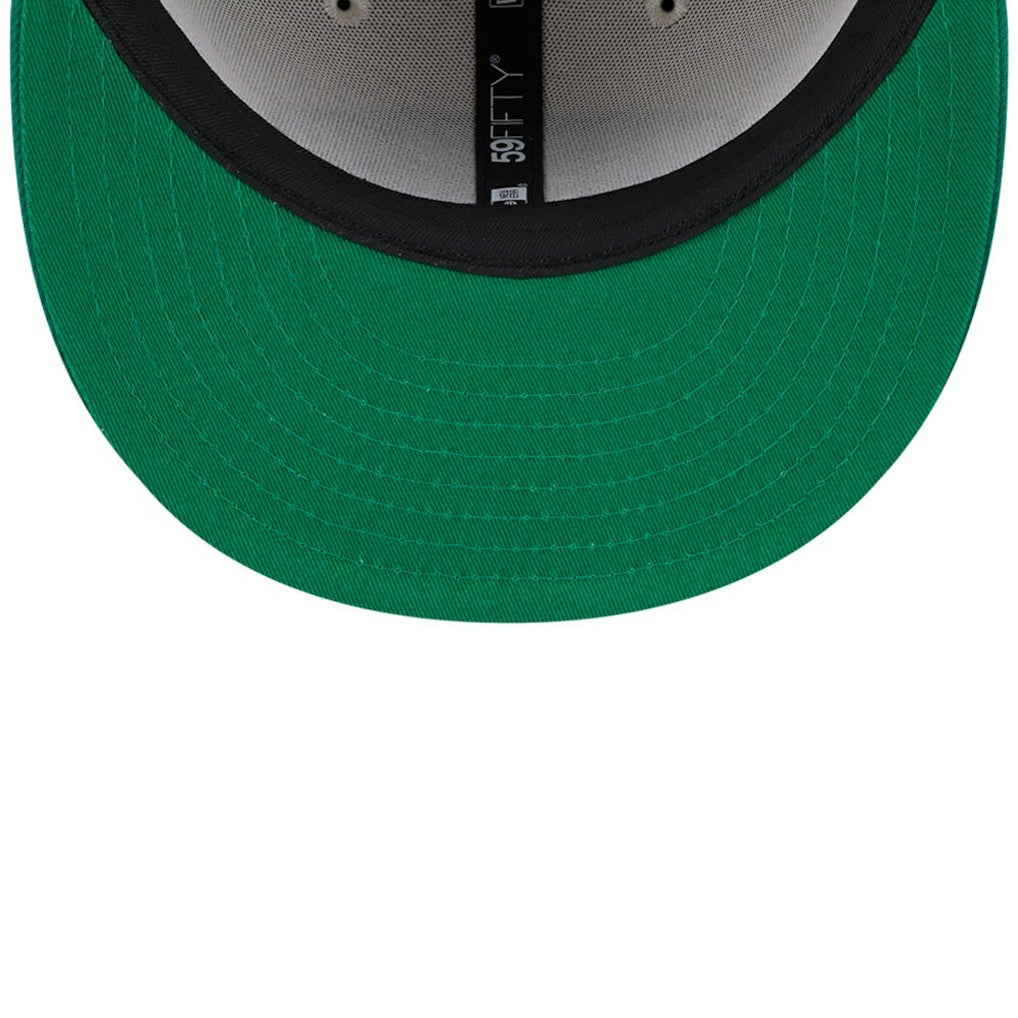 Philadelphia Eagles New Era 2024 Sideline Historic 59FIFTY Fitted Hat - Stone/Kelly Green - NFL