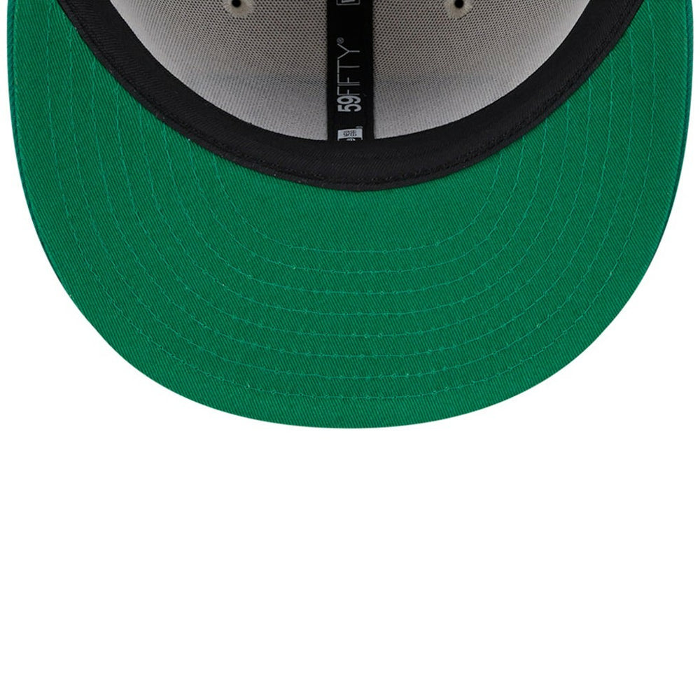 Philadelphia Eagles New Era 2024 Sideline Historic 59FIFTY Fitted Hat - Stone/Kelly Green - NFL
