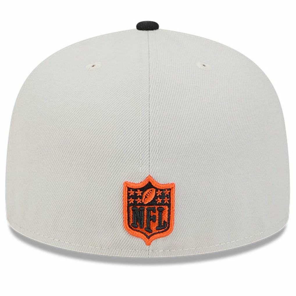 Cincinnati Bengals New Era 2024 Sideline Historic 59FIFTY Fitted Hat - Stone/Black - NFL