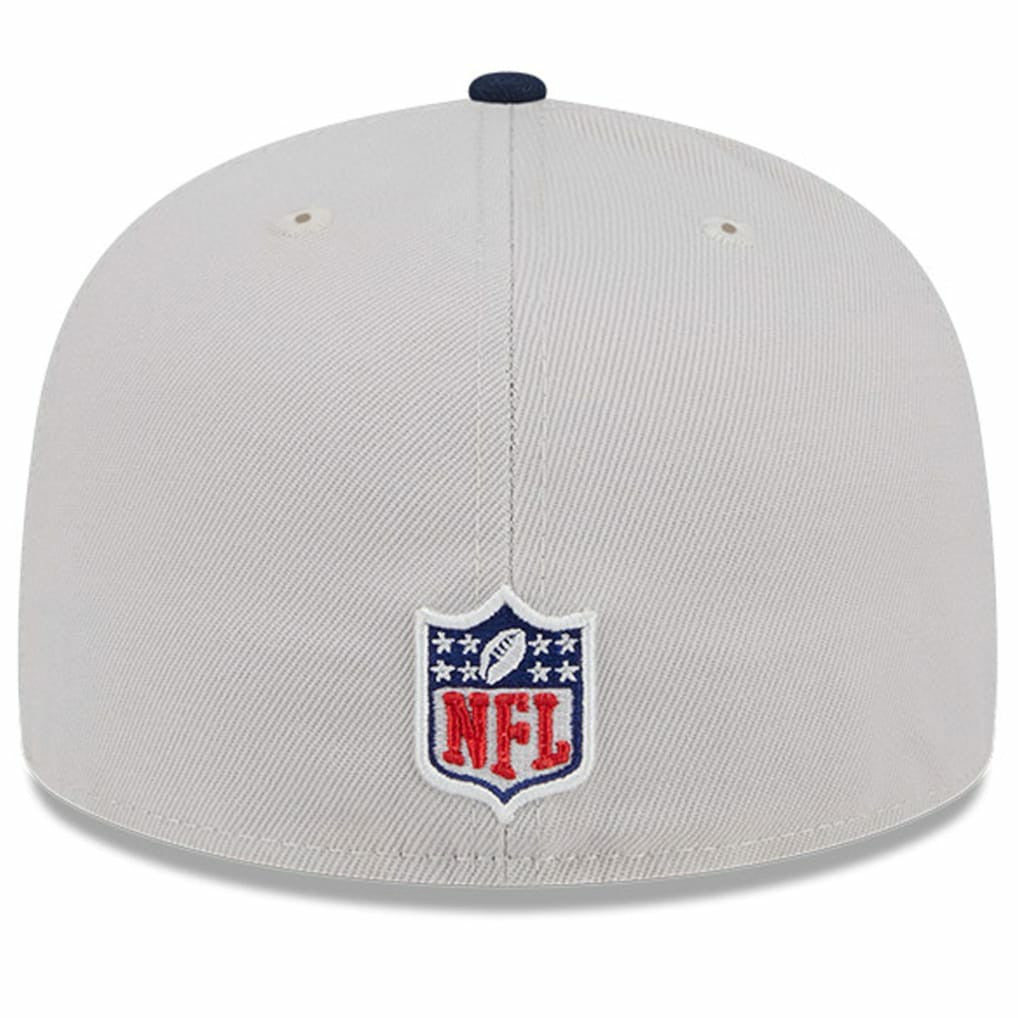 Dallas Cowboys New Era 2024 Sideline Historic 59FIFTY Fitted Hat - Stone/Navy - NFL