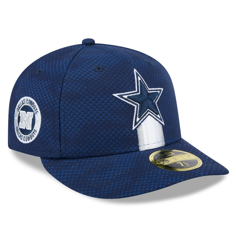 Dallas Cowboys New Era 2024 Sideline Low Profile 59FIFTY Fitted Hat - Navy - NFL