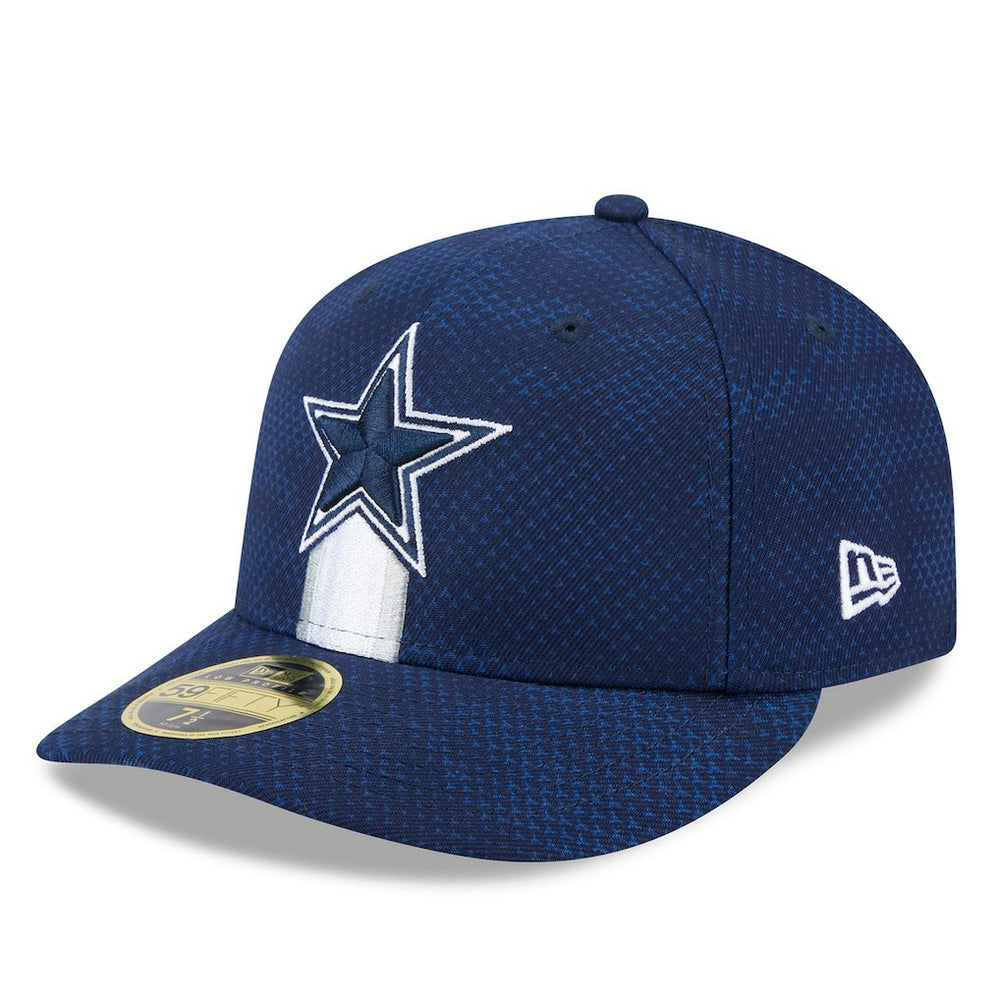 Dallas Cowboys New Era 2024 Sideline Low Profile 59FIFTY Fitted Hat - Navy - NFL