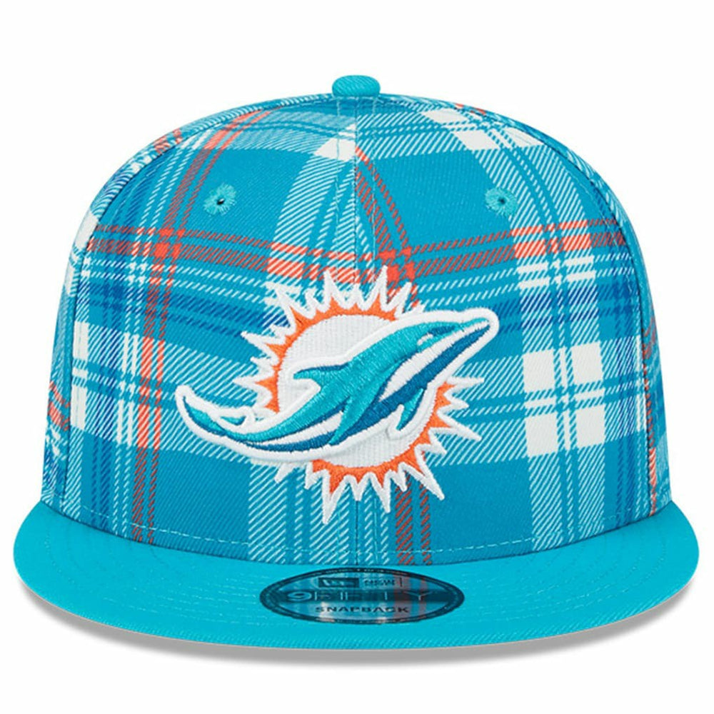Miami Dolphins New Era 2024 Sideline Statement 9FIFTY Snapback Hat - Aqua - NFL