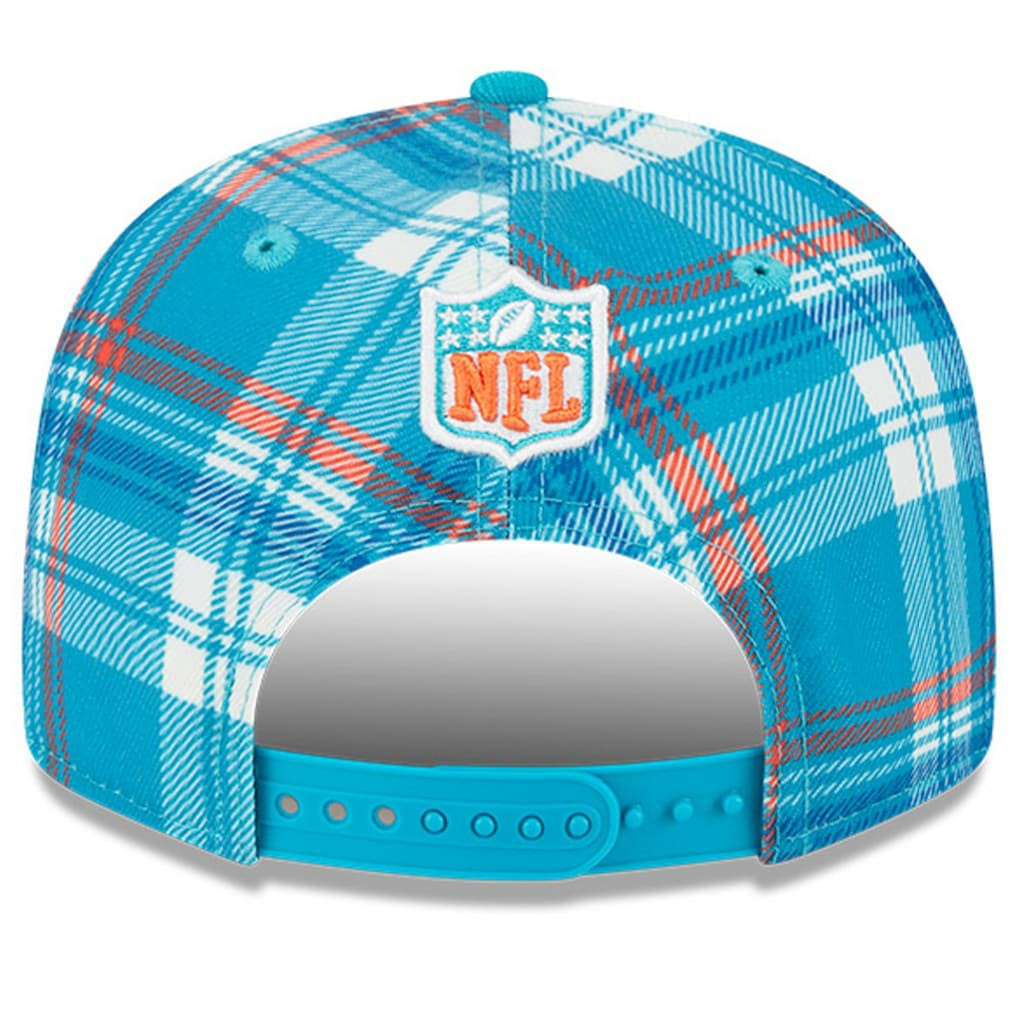 Miami Dolphins New Era 2024 Sideline Statement 9FIFTY Snapback Hat - Aqua - NFL