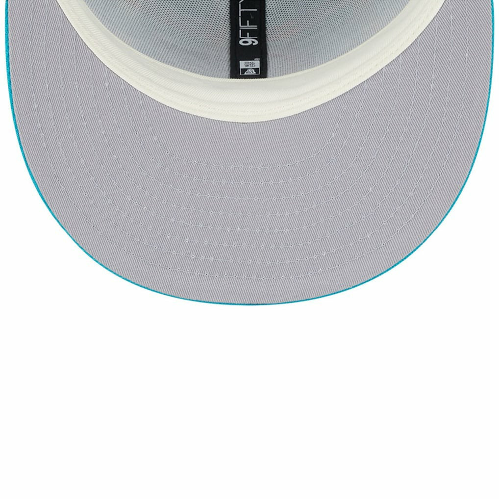 Miami Dolphins New Era 2024 Sideline Statement 9FIFTY Snapback Hat - Aqua - NFL