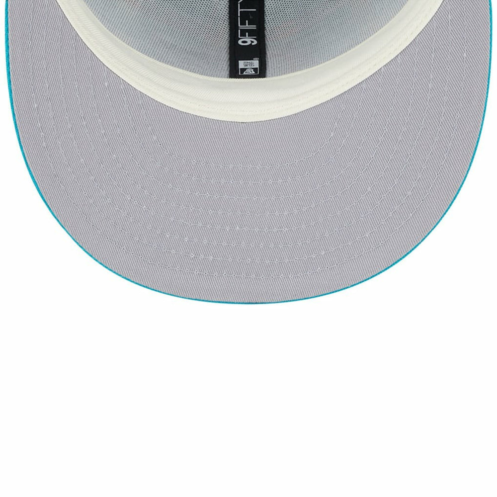 Miami Dolphins New Era 2024 Sideline Statement 9FIFTY Snapback Hat - Aqua - NFL