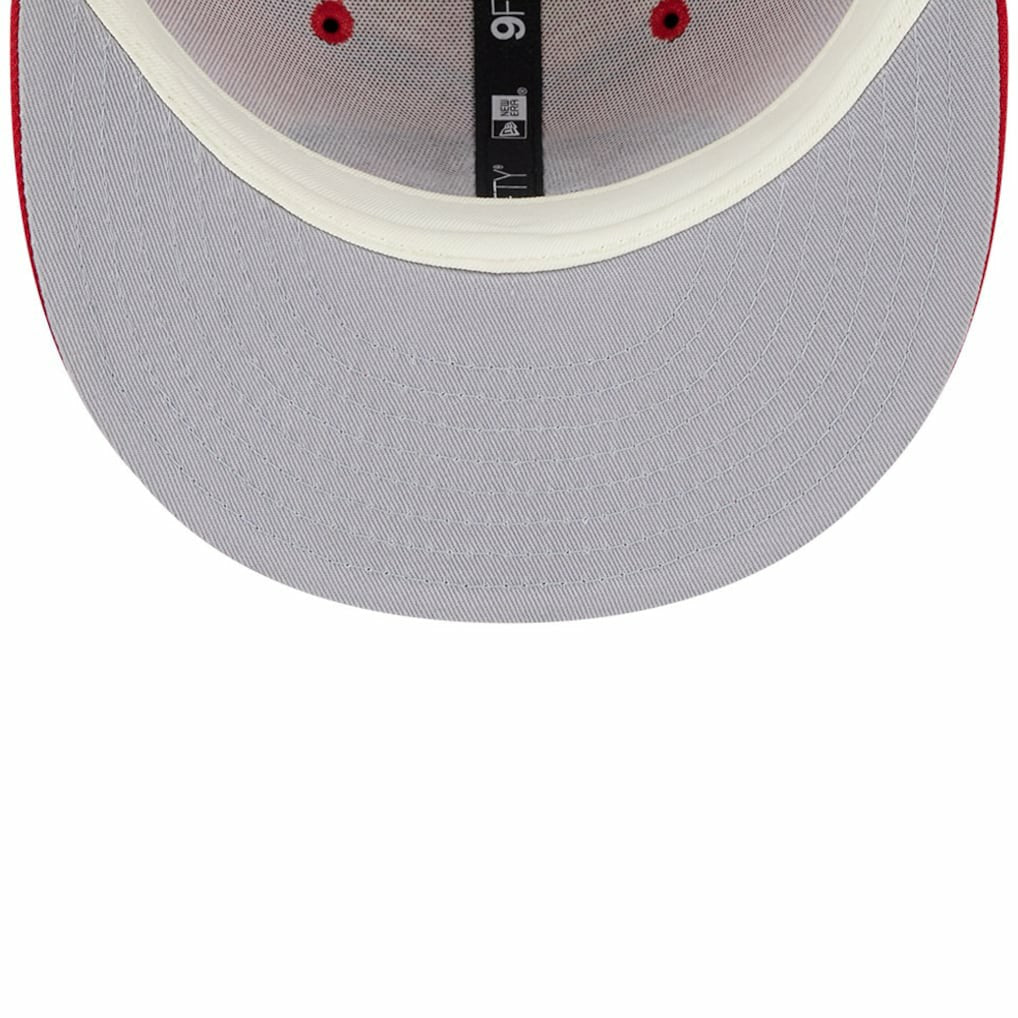 San Francisco 49ers New Era 2024 Sideline Statement 9FIFTY Snapback Hat - Scarlet - NFL