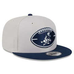 Dallas Cowboys New Era 2024 Sideline Historic 9FIFTY Snapback Hat - Stone/Navy - NFL