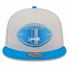 Detroit Lions New Era 2024 Sideline Historic 9FIFTY Snapback Hat - Stone/Blue - NFL